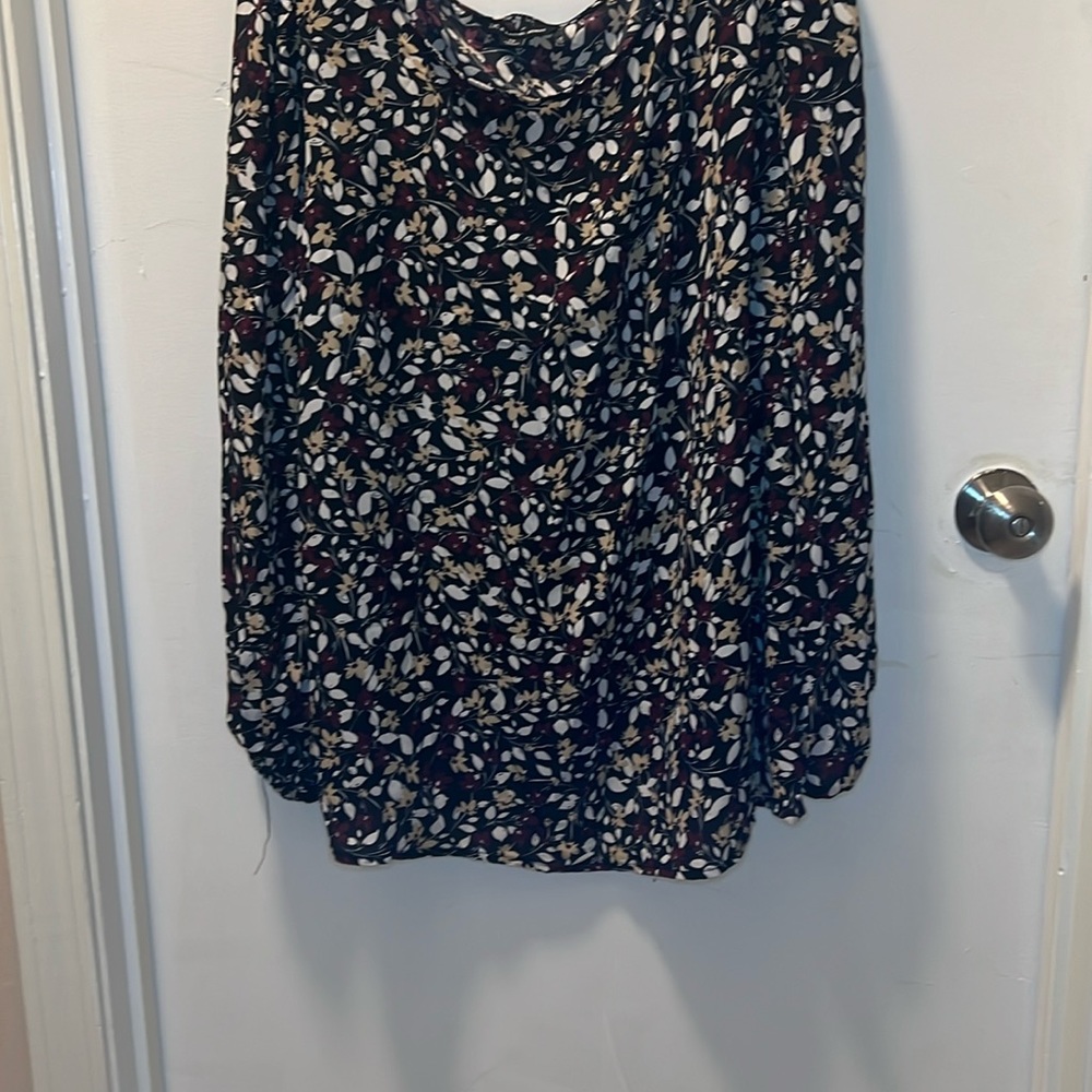 Long sleeve flows 3xl blouse JH-C